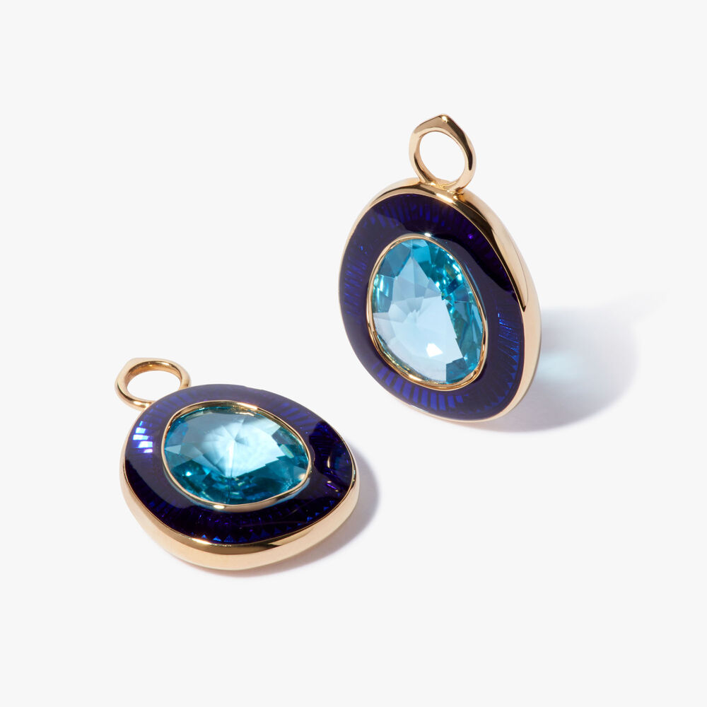 18ct Yellow Gold Topaz Sweetie Earring Drops | Annoushka jewelley